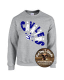 ACADEMY OF SAINT PAUL CREW SWEATSHIRT-VOLLEYBALL