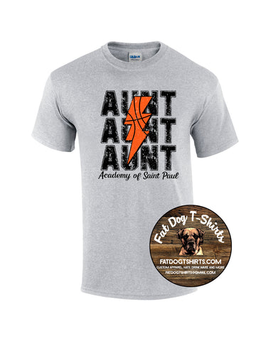 ACADEMY OF SAINT PAUL T-SHIRT -ASP BASKETBALL AUNT