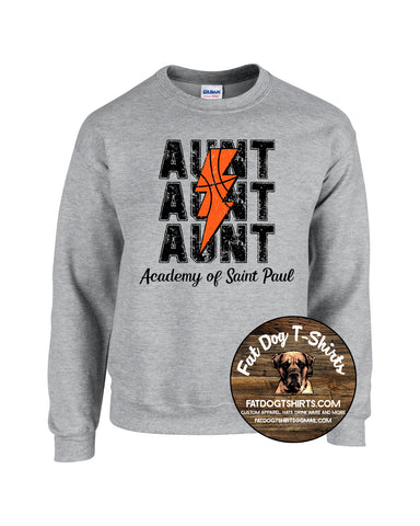 ACADEMY OF SAINT PAUL CREW SWEATSHIRT-BASKETBALL AUNT