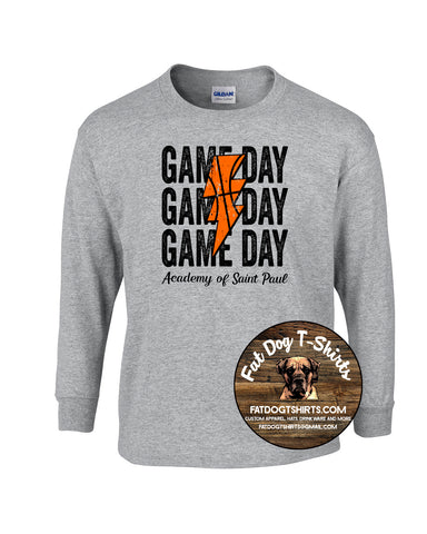 ACADEMY OF SAINT PAUL LONG SLEEVE T-SHIRT -BASKETBALL GAME DAY