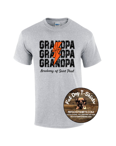 ACADEMY OF SAINT PAUL T-SHIRT -ASP BASKETBALL GRANDPA