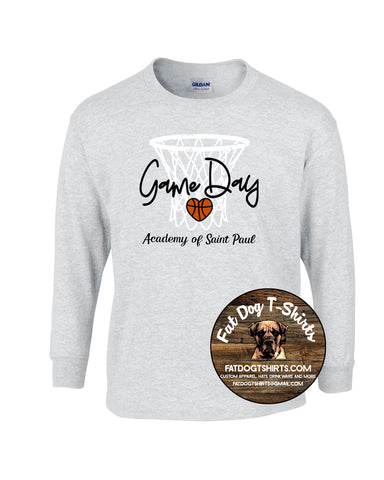 ACADEMY OF SAINT PAUL LONG SLEEVE T-SHIRT -BASKETBALL GAME DAY