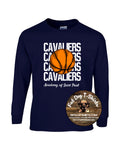 ACADEMY OF SAINT PAUL LONG SLEEVE T-SHIRT -BASKETBALL CAVALIERS