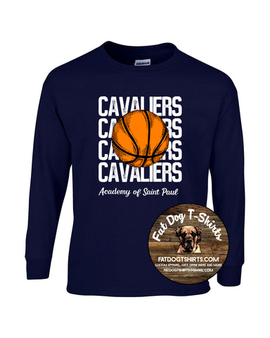 ACADEMY OF SAINT PAUL LONG SLEEVE T-SHIRT -BASKETBALL CAVALIERS