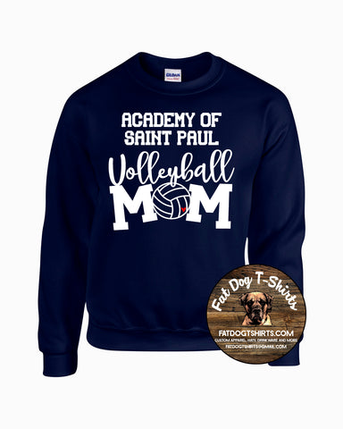 ACADEMY OF SAINT PAUL CREW SWEATSHIRT-VOLLEYBALL MOM