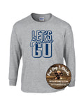 ACADEMY OF SAINT PAUL LONG SLEEVE T-SHIRT -LET'S GO CAVS -SPORT GREY