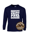 ACADEMY OF SAINT PAUL LONG SLEEVE T-SHIRT -NAVY GROOVY