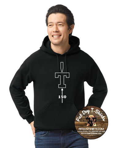 MIT-T150 SPIRIT WEAR HOODIE BLACK NEW