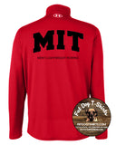 MIT-T150 SPIRIT WEAR QUARTER ZIP-GREY UNDER ARMOUR TECH