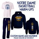 NOTRE DAME BASKETBALL WARM UPS 2024-2025-ADULT