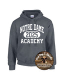 NDA HOODIE-CHARCOAL/WHITE 2025