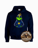 NOTRE DAME ACADEMY -CHRISTMAS GREEN GUY -NAVY