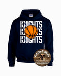 NOTRE DAME ACADEMY-NEW KNIGHT HOODIE/CREWNECK SWEATSHIRT NAVY