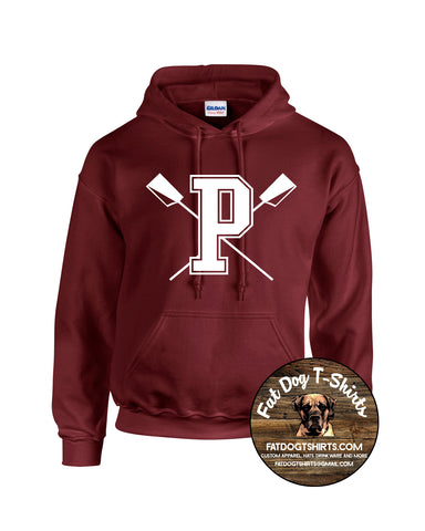 SPP CREW HOODIE-MAROON