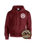 SPP CREW  HOODIE-MAROON