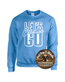 ACADEMY OF SAINT PAUL CREW SWEATSHIRT-LET'S GO LIGHT BLUE