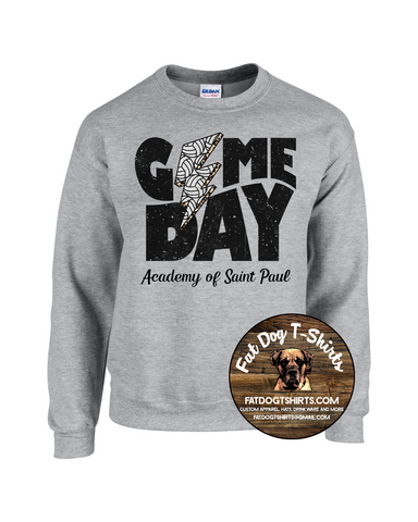 ACADEMY OF SAINT PAUL CREW SWEATSHIRT-VOLLEYBALL GAME DAY