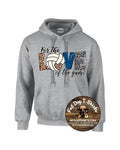 FOR THE LOVE OF THE GAME-VOLLEYBALL HOODIE