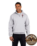 MIT T-150 CREW -Parent Spirit Wear-FLEECE QUARTER ZIPS ASH