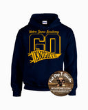 NDA  KNIGHTS HOODIE -GO KNIGHTS NAVY