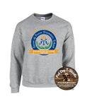 QUEEN OF PEACE 100 YEARS -CREW NECK FLEECE SPORT GREY