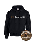 THRIVE FOR LIFE HOODIE-BLACK